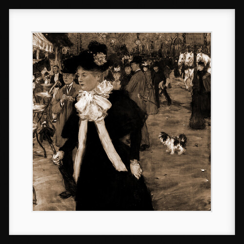 Boulevard des Italians, Paris by Jean Francois Raffaelli