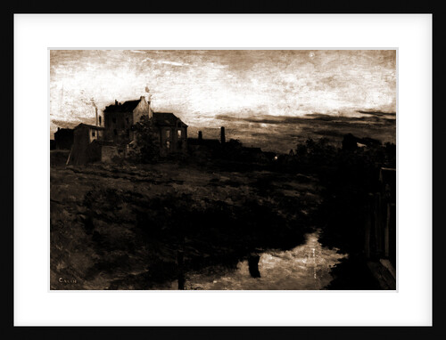 A suburb of Antwerp by Jean Charles Cazin