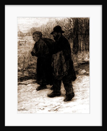Parisian rag pickers by Jean Francois Raffaelli