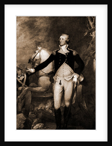 George Washington, full-length portrait by horse by George Washington
