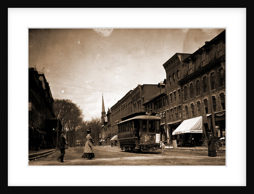 Main St, looking south, Brattleboro by Anonymous