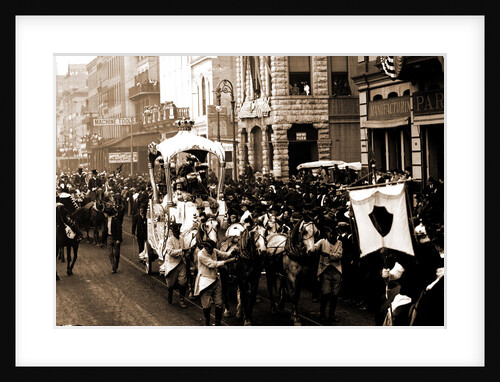Mardi Gras day, Rex passing up Camp Street, New Orleans by Anonymous