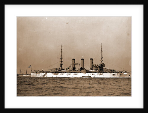 Battleship, probably American by Anonymous
