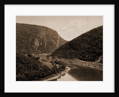 Delaware Water Gap, above the Gap from Winona Cliff, Pa by William Henry Jackson