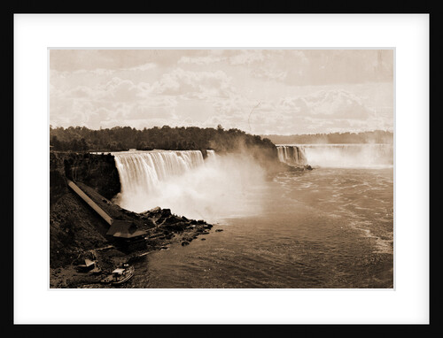 Niagara Falls from Steel Arch Bridge by William Henry Jackson