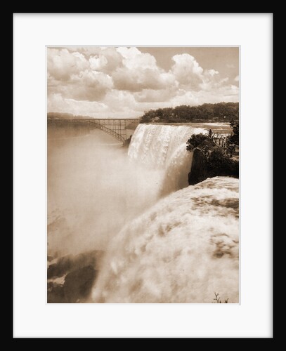 American Falls from Goat Island by William Henry Jackson