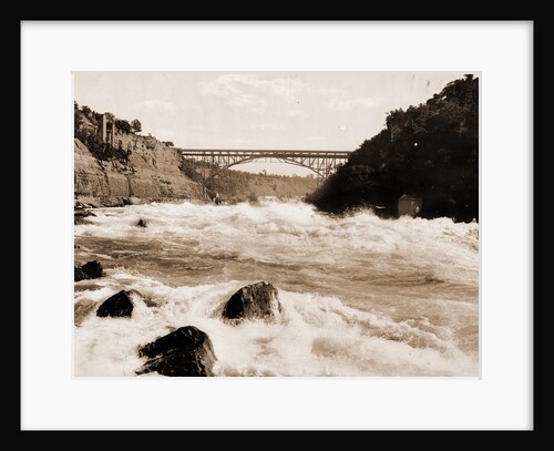 Niagara Rapids and Michigan Central Cantilever bridge by William Henry Jackson