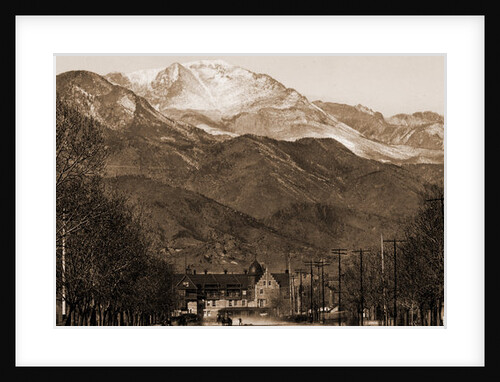 Pike's Peak Avenue, Colorado Springs, Colorado by William Henry Jackson