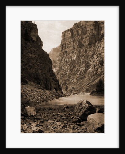 Colorado, second tunnel, Canon of Grand River by William Henry Jackson