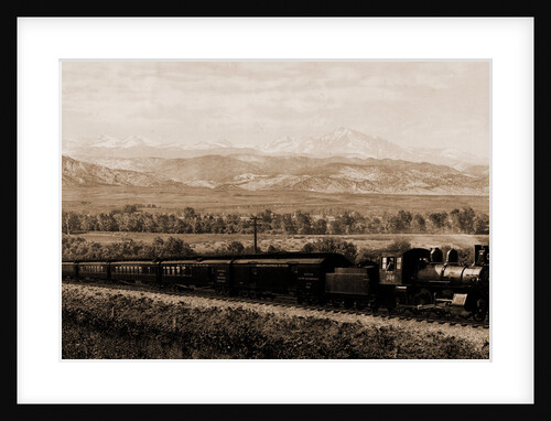 Chicago Special, Burlington Route, Colorado by William Henry Jackson