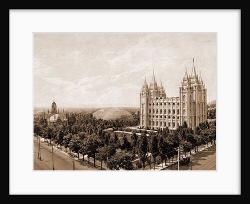 Temple Square, Salt Lake City by William Henry Jackson