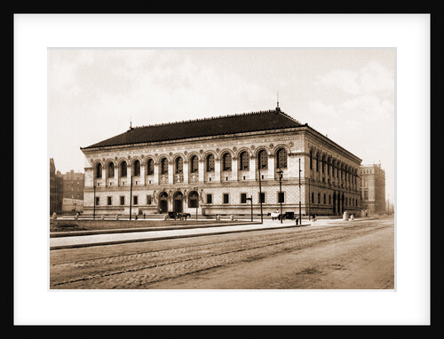 The Public Library of the city of Boston, Boston Public Library by Anonymous