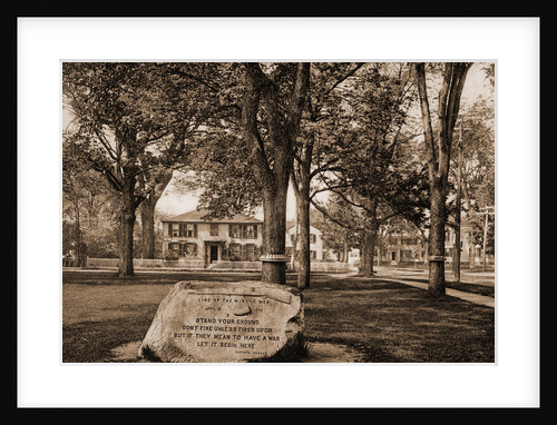 Line of the Minute Men Memorial, Lexington by Anonymous