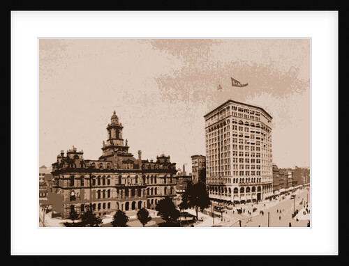 Panorama of Campus Martius, Detroit by Anonymous