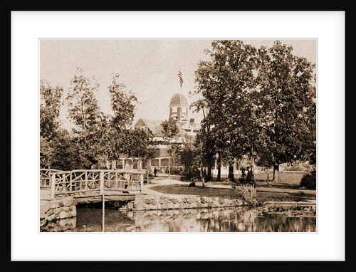 Casino from the lily pond, Belle Isle Park by Anonymous