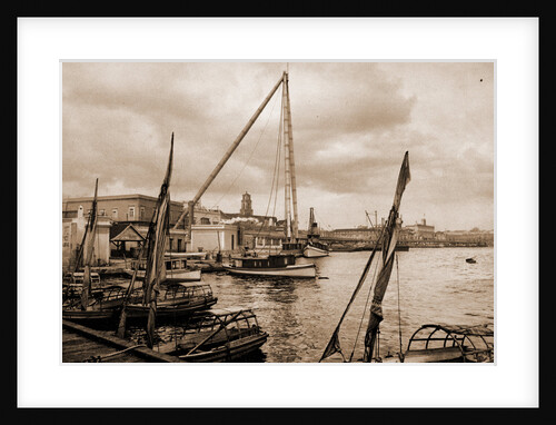Muello del Gobierno, Habana by William Henry Jackson