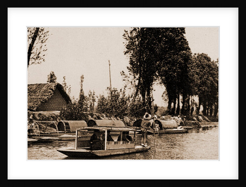 Canal de la Viga, City of Mexico by William Henry Jackson
