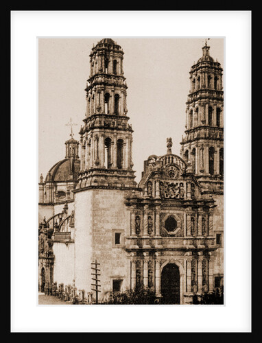 Mexico, the Cathedral by William Henry Jackson