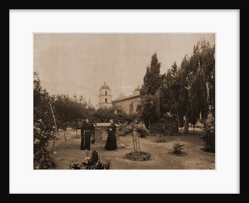 Mission of Santa Barbara, the cemetery by Anonymous