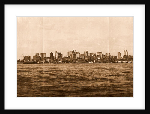 New York from Brooklyn, Rivers by Anonymous