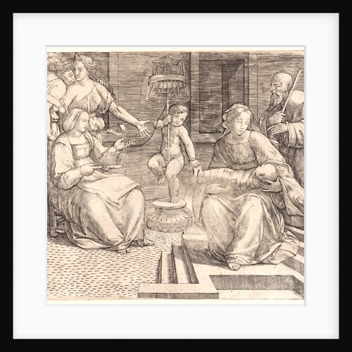 The Holy Family, with St. Elizabeth and the Infant St. John the Baptist, 16th century by Giacomo Francia