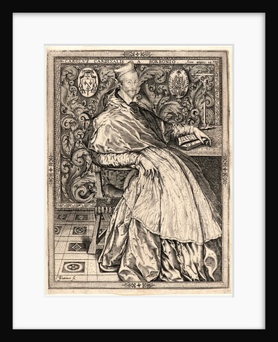 Cardinal Charles de Bourbon-Condé, 1551 by Jean de Gourmont the Younger