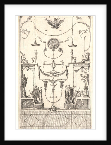 Ornament with a Peacock, 1541 by Enea Vico