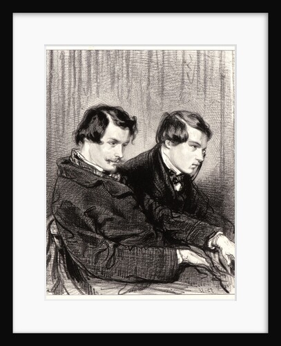Messieurs du Feuilleton, 19th century by Paul Gavarni