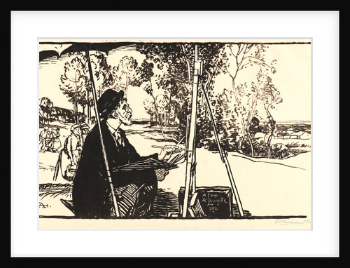 The Landscape Painter (Le paysagiste), 1912 by Auguste Louis Lepère