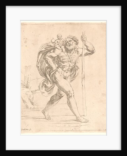 St. Christopher, 17th century by Guido Reni