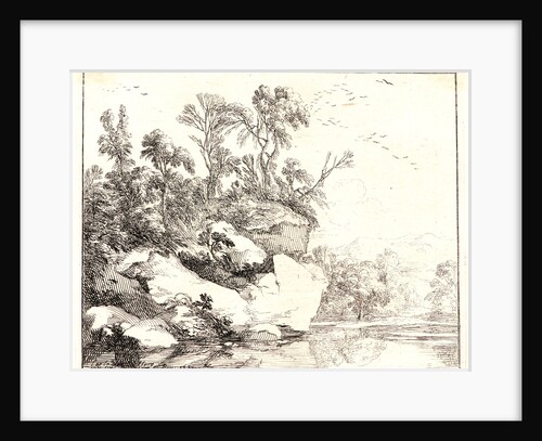 The Covered Rocks (Les Rochers Couverts), 1640 by Laurent de La Hyre