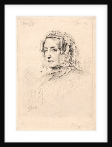 Madame Suzanne Rose, 1861 by Paul-Adolphe Rajon