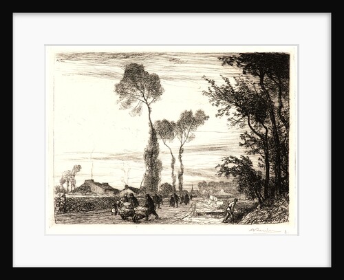 Retour du Marche de St. Jean 1910, ca. 1910-1918 by Auguste Louis Lepère