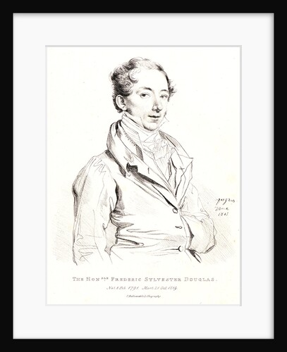 Hon. Frederick Sylvester North Douglas, ca. 1820-1840 by Anonymous