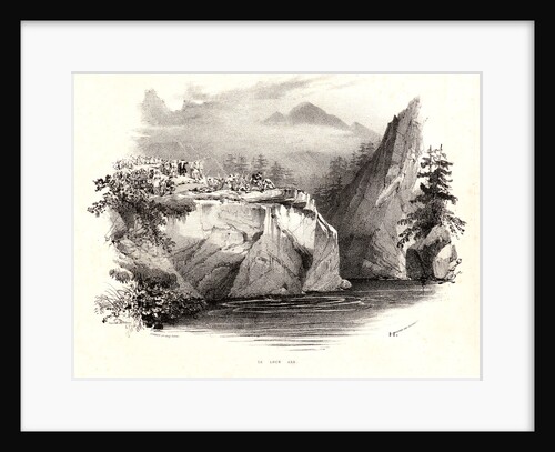 Le Loch Ard, 1821 by Eugène Louis Lami