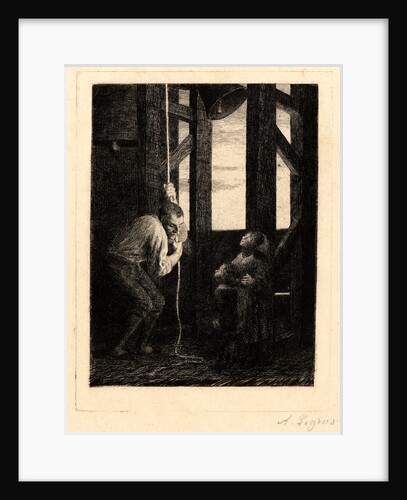 The Bell Ringers, 1868 by Alphonse Legros