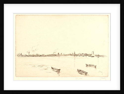 Le Matin au Lazaret, près La Rochelle, 1920 by Gustave Leheutre