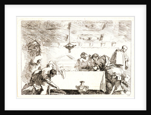 The Disciples at Emmaus, ca. 1763-1764 by Jean-Honoré Fragonard