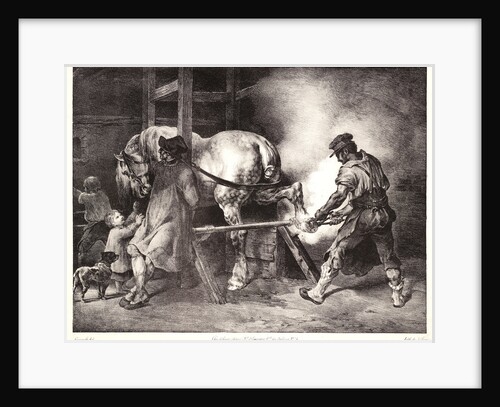 The Flemish Blacksmith (Le Maréchal Flamand), 1822 by Théodore Géricault