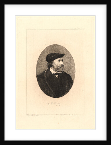 Portrait of Charles Daubigny, 19th century by Alphonse Louis Pierre Trimolet