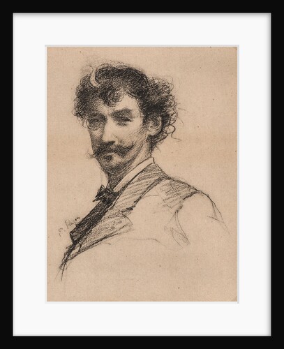 Portrait of Whistler, 19th century by Paul-Adolphe Rajon