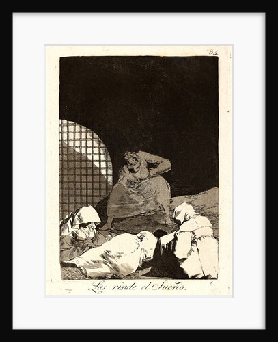 Las rinde el Sueño. (Sleep overcomes them.), 1796-1797 by Francisco de Goya