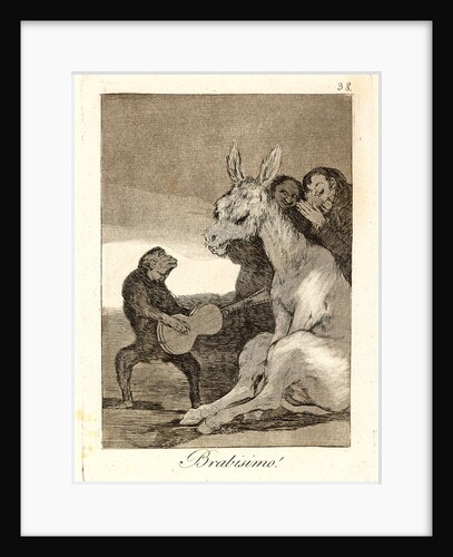 Brabisimo! (Bravo!), 1796-1797 by Francisco de Goya
