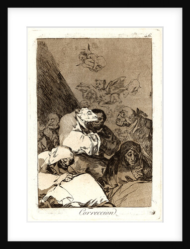 Correccion. (Correction.), 1796-1797 by Francisco de Goya