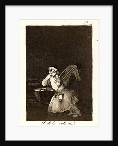 El de la rollona. (Nanny's boy.), 1796-1797 by Francisco de Goya