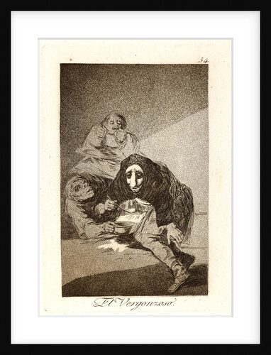 El Vergonzoso. (The shamefaced one.), 1796-1797 by Francisco de Goya
