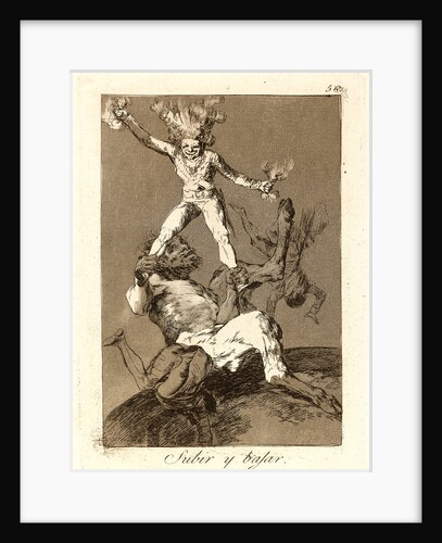 Subir y bajar. (To rise and to fall.), 1796-1797 by Francisco de Goya