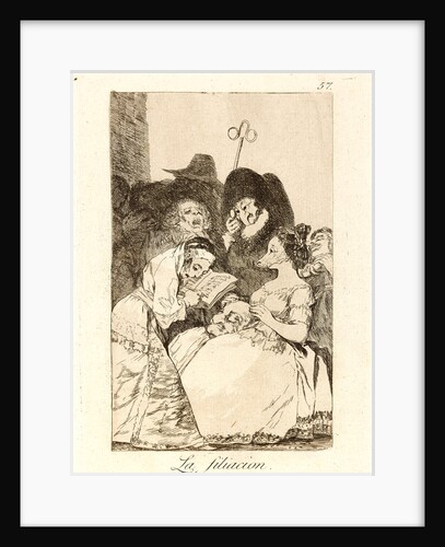 La filiacion. (The filiation.), 1796-1797 by Francisco de Goya