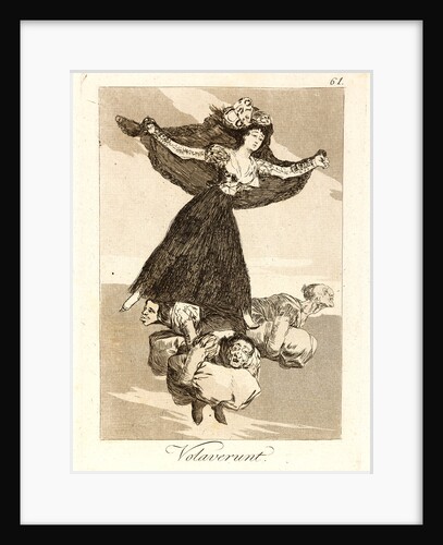 Volaverunt. (They have flown.), 1796-1797 by Francisco de Goya