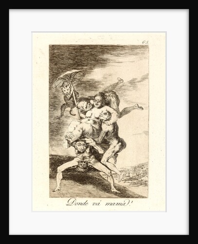 Donde vá mamá? (Where is mother going?), 1796-1797 by Francisco de Goya